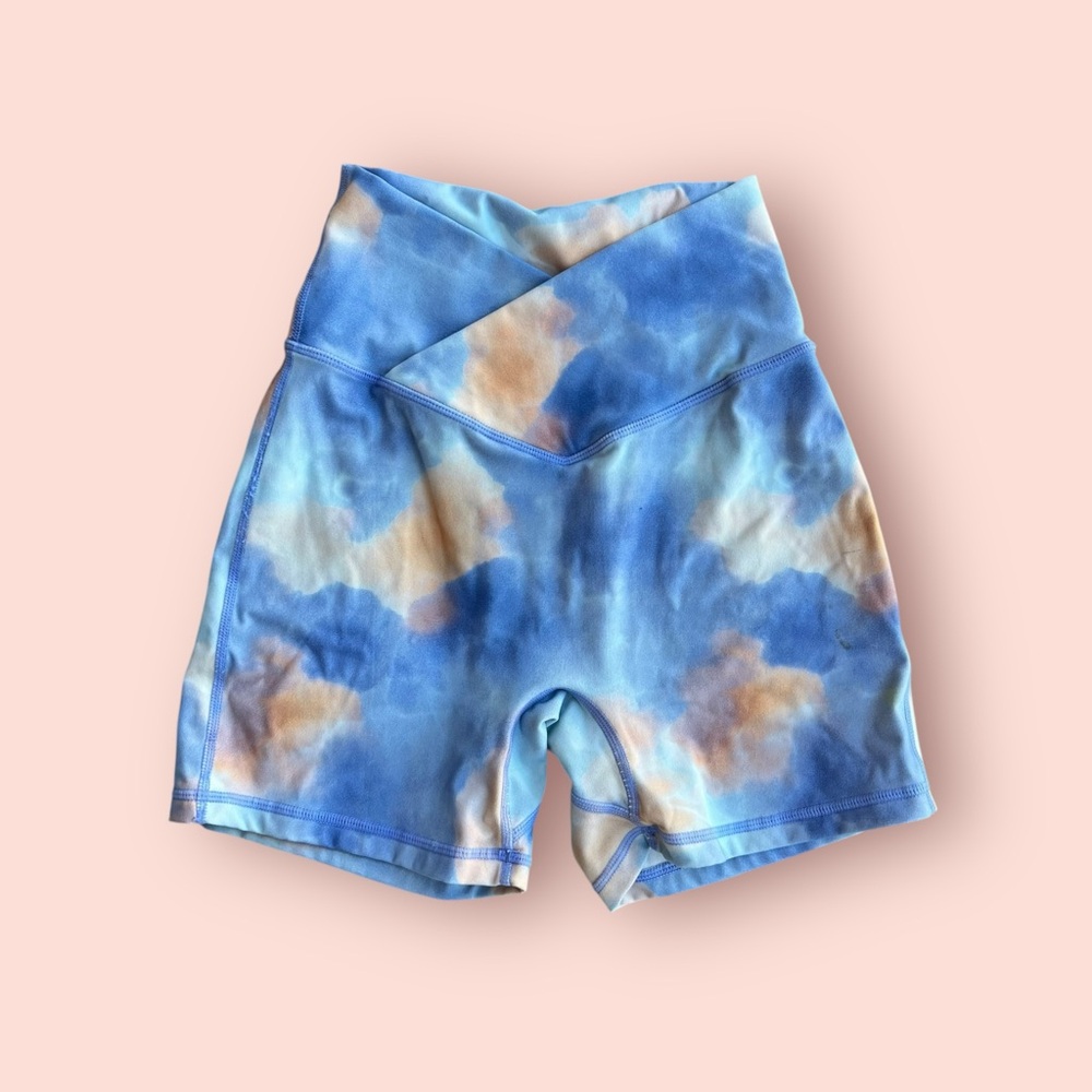 BuffBunny Blue and Orange Athletic Shorts